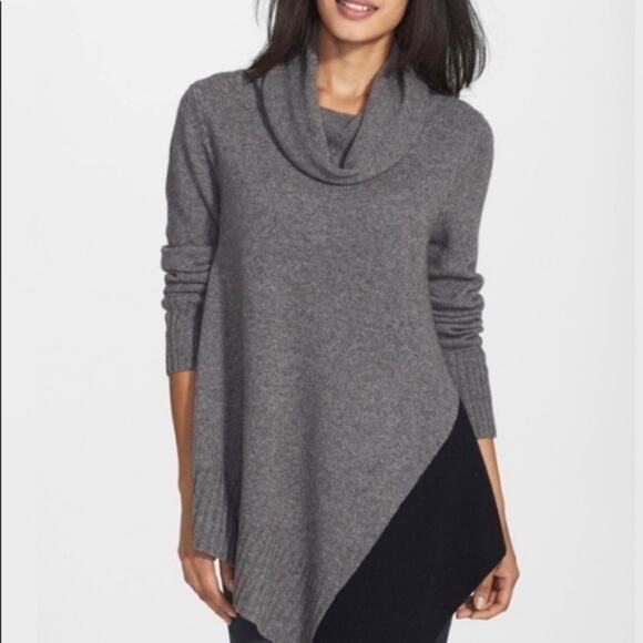 Eileen Fisher Asymmetrical Turtleneck Yak Wool NWOT - Picture 3 of 16